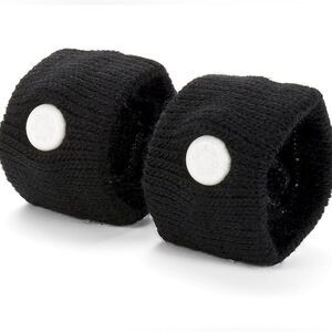 Sea-Band Anti-Nausea Acupressure Black Wristband for Motion Sickness. 1 Pair.
